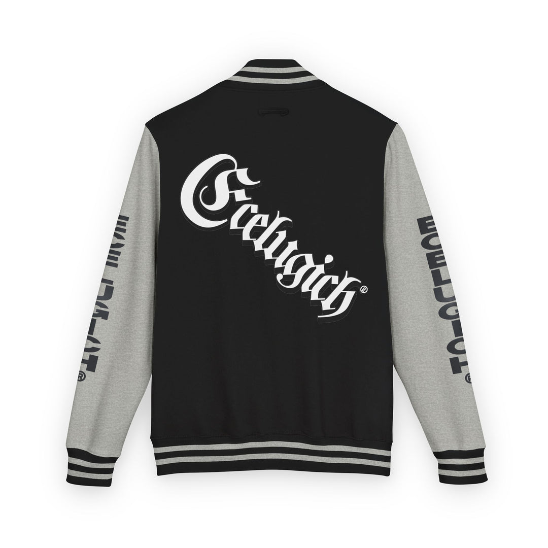 ECELUGICH® Walbaum Fraktur Unisex Heavyweight Letterman Jacket - Vintage Inspired Sportswear
