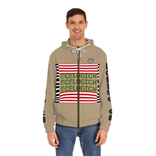 ECELUGICH® Men's Full-Zip Hoodie