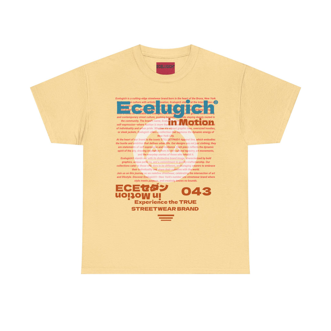 ECELUGICH® IN MOTION Unisex Heavy Cotton Tee