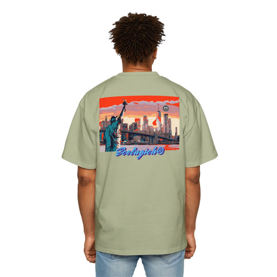 ECELUGICH® Men's Heavy Oversized Tee