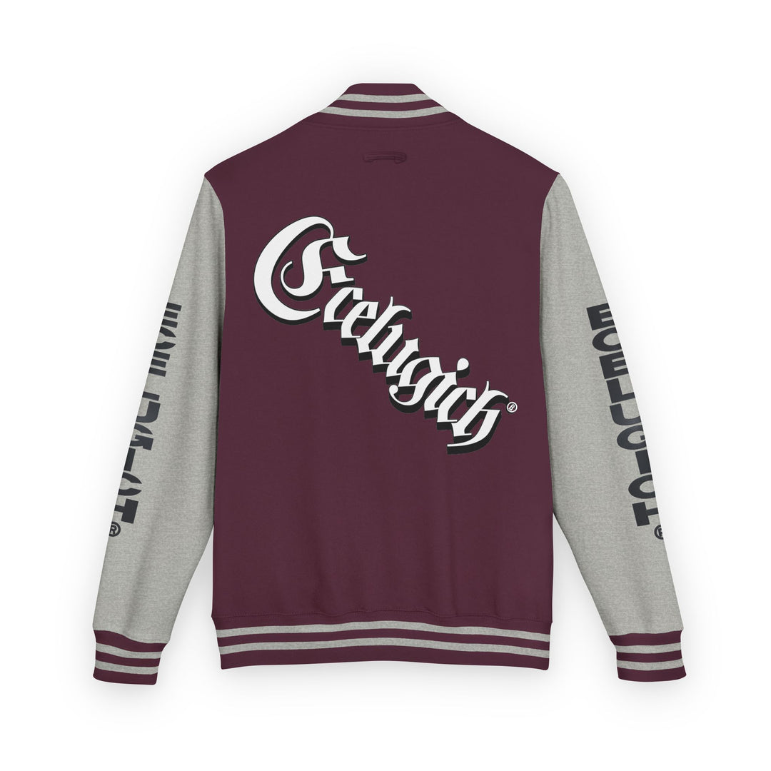 ECELUGICH® Walbaum Fraktur Unisex Heavyweight Letterman Jacket - Vintage Inspired Sportswear