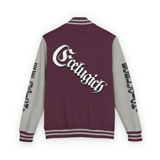 ECELUGICH® Walbaum Fraktur Unisex Heavyweight Letterman Jacket - Vintage Inspired Sportswear