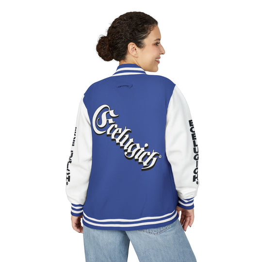 ECELUGICH® Walbaum Fraktur Unisex Heavyweight Letterman Jacket - Vintage Inspired Sportswear