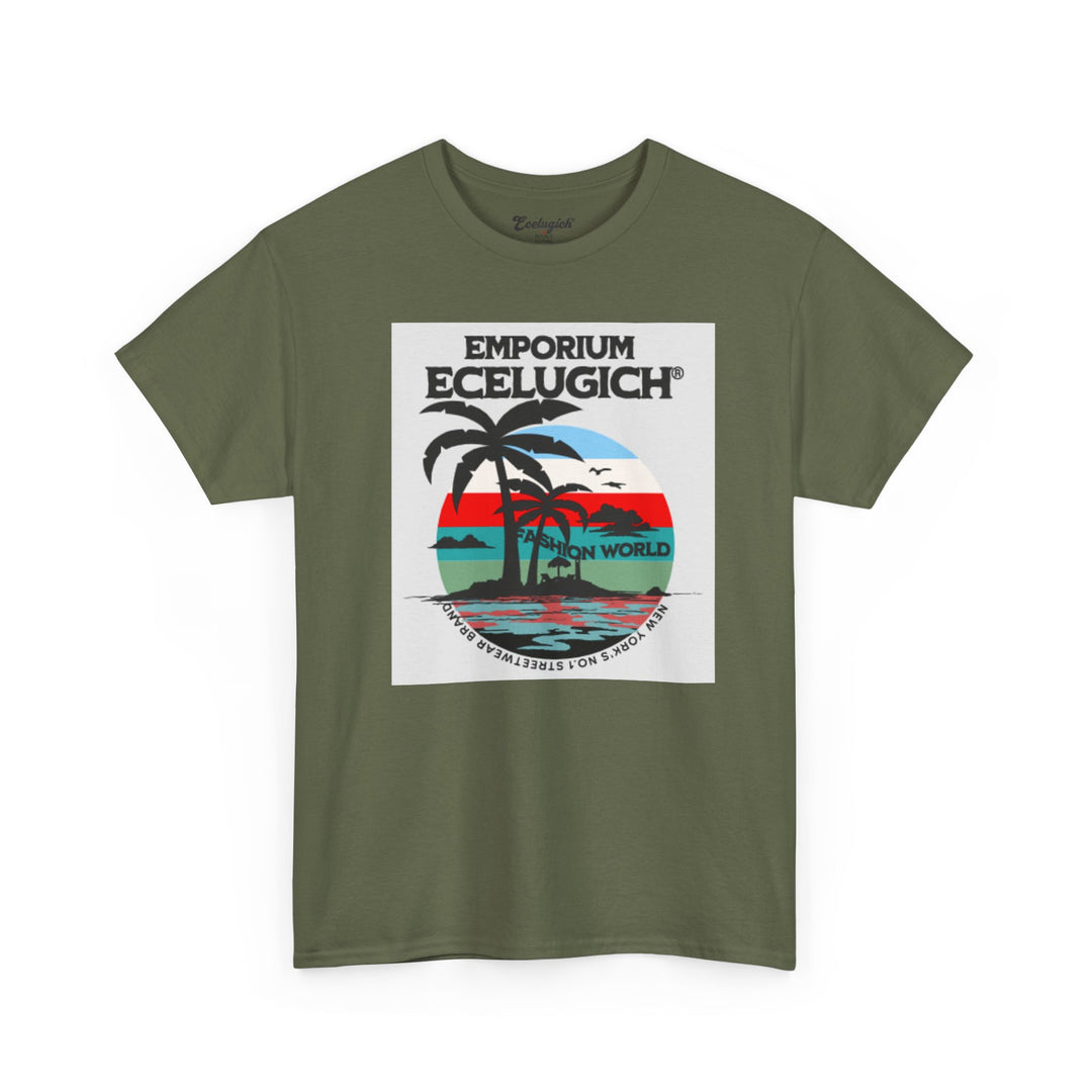 ECELUGICH® Unisex Heavy Cotton Tee