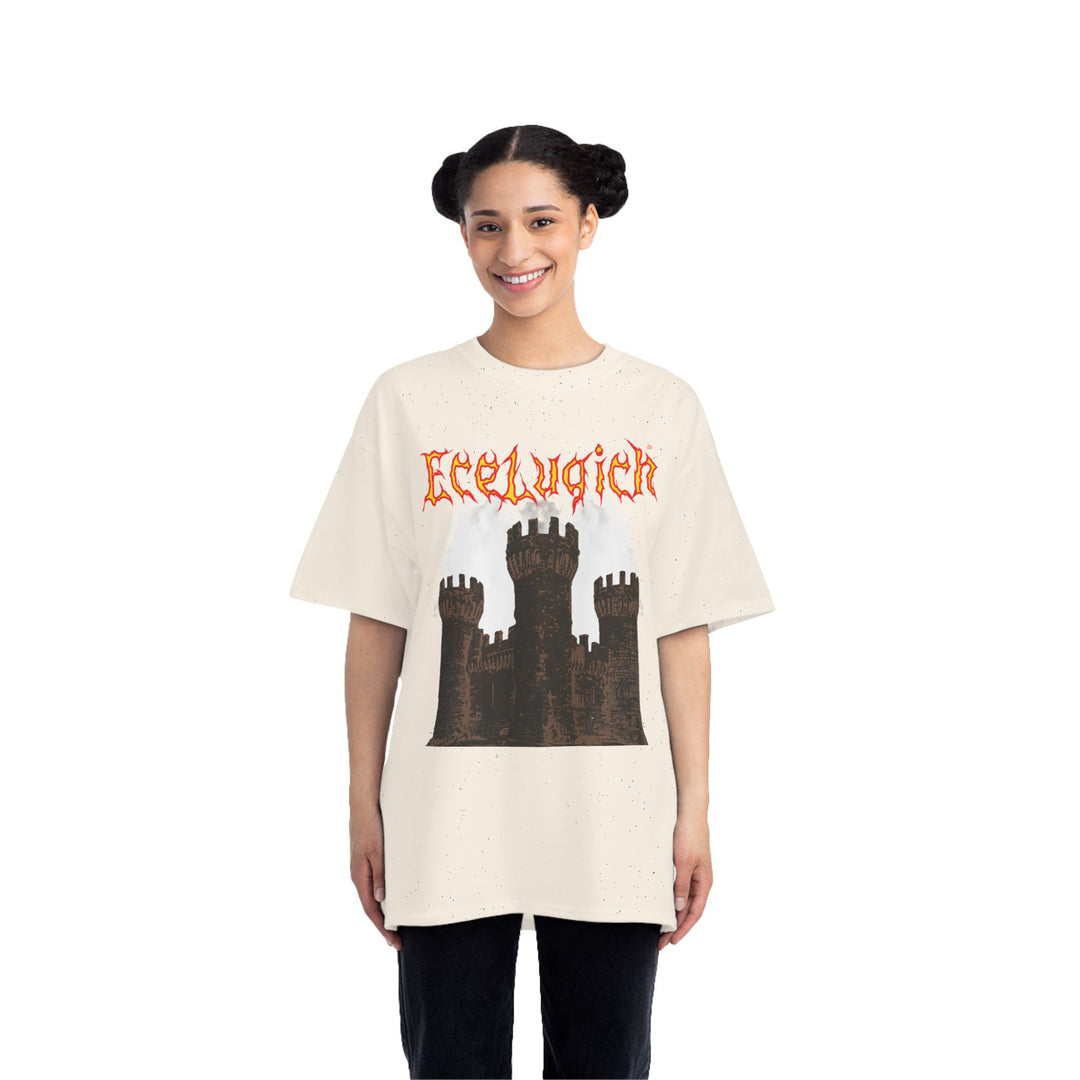 ECELUGICH® CASTLE UNISEX OVERSIZE TEE SHIRT