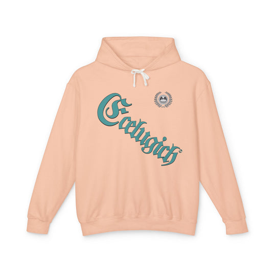ECELUGICH® Walbaum Fraktur Cozy Unisex Lightweight Hooded Sweatshirt with Retro Typography