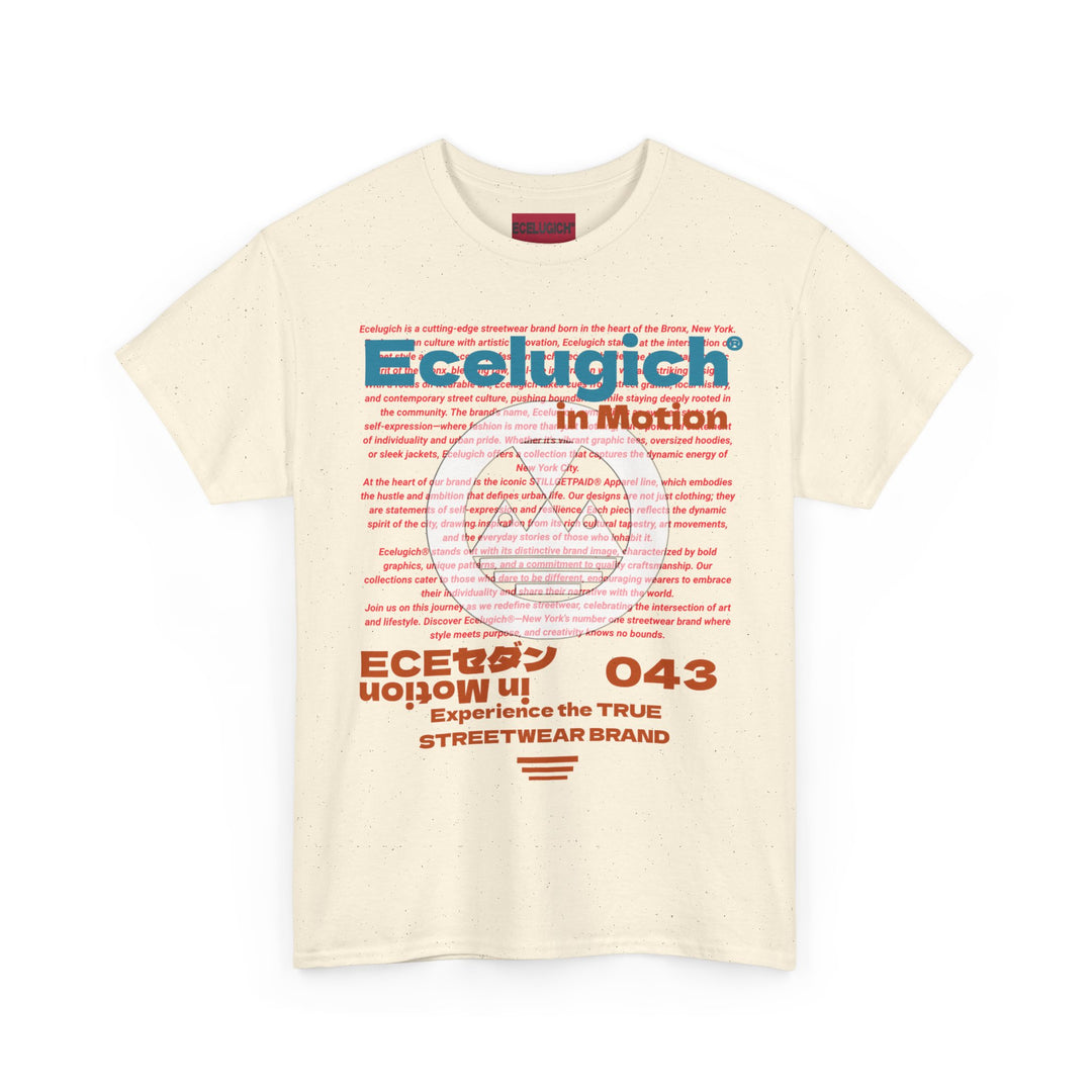 ECELUGICH® IN MOTION Unisex Heavy Cotton Tee