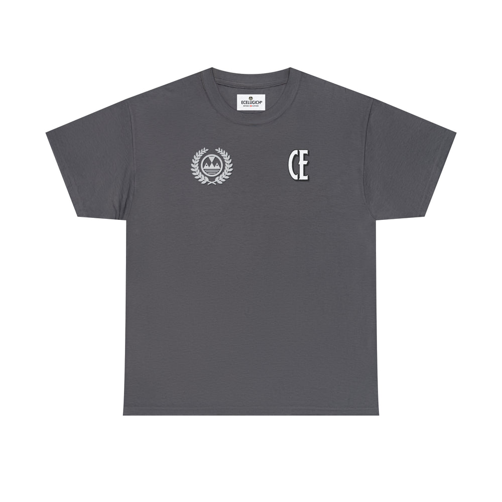 ECELUGICH® Run Line LOGO Unisex Heavy Cotton Tee