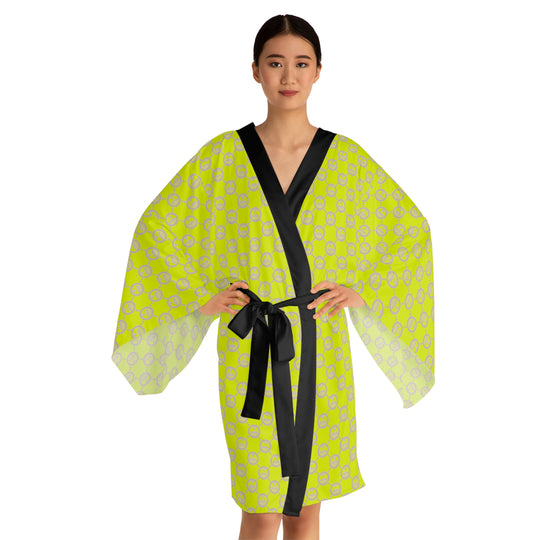 ECELUGICH Long Sleeve Kimono Robe (AOP)