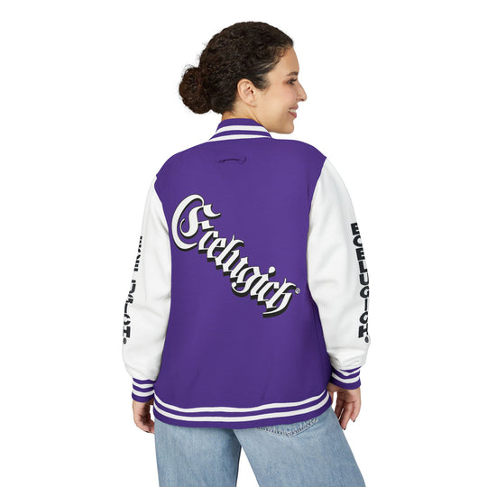 ECELUGICH® Walbaum Fraktur Unisex Heavyweight Letterman Jacket - Vintage Inspired Sportswear