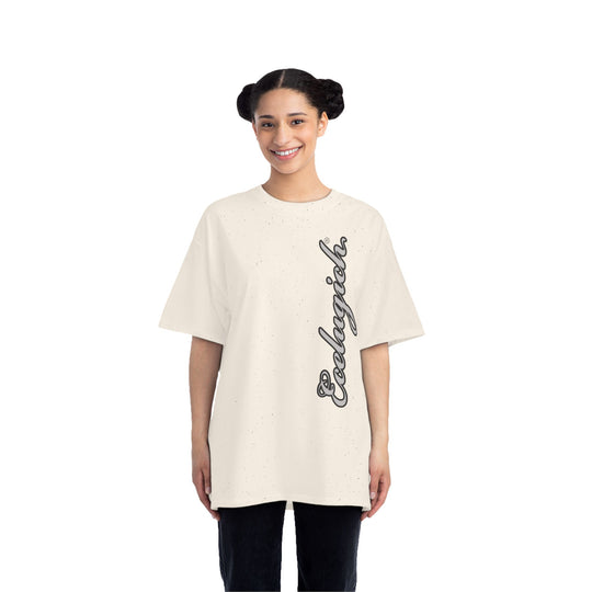 ECELUGICH® BICKHAM SCRIPT UNISEX OVERSIZE TEE SHIRT