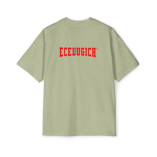 ECELUGICH® Men's Heavy Oversized Tee