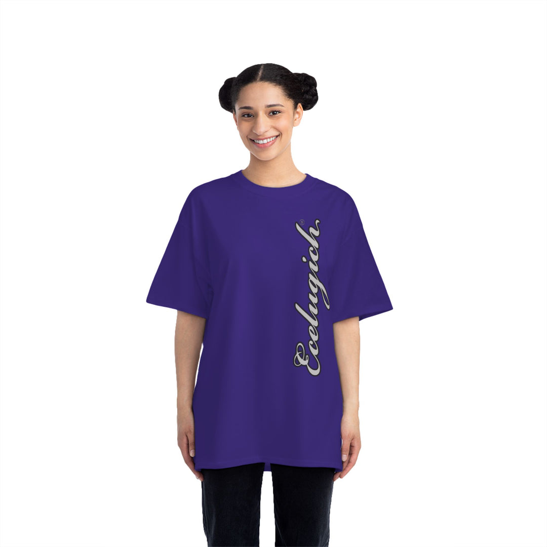 ECELUGICH® BICKHAM SCRIPT UNISEX OVERSIZE TEE SHIRT