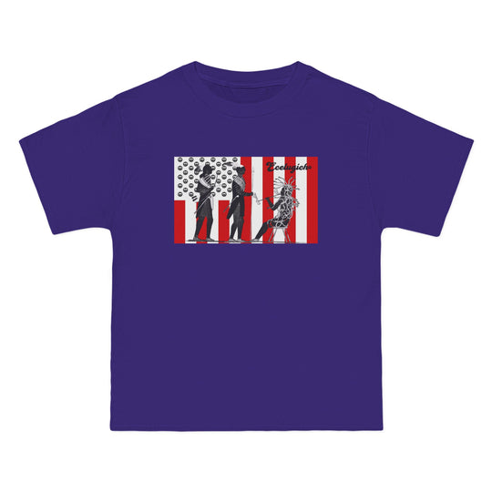 ECELUGICH® UNISEX OVERSIZE PEACE FLAG TEE SHIRT