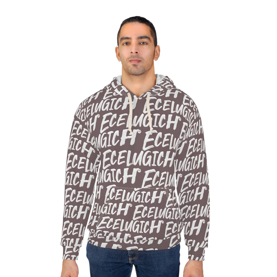 ECELUGICH® SNOW PRINT Unisex Pullover Hoodie