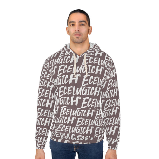 ECELUGICH® SNOW PRINT Unisex Pullover Hoodie