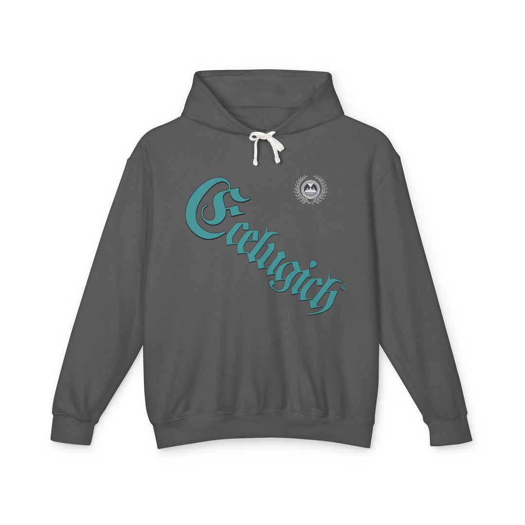 ECELUGICH® Walbaum Fraktur Cozy Unisex Lightweight Hooded Sweatshirt with Retro Typography