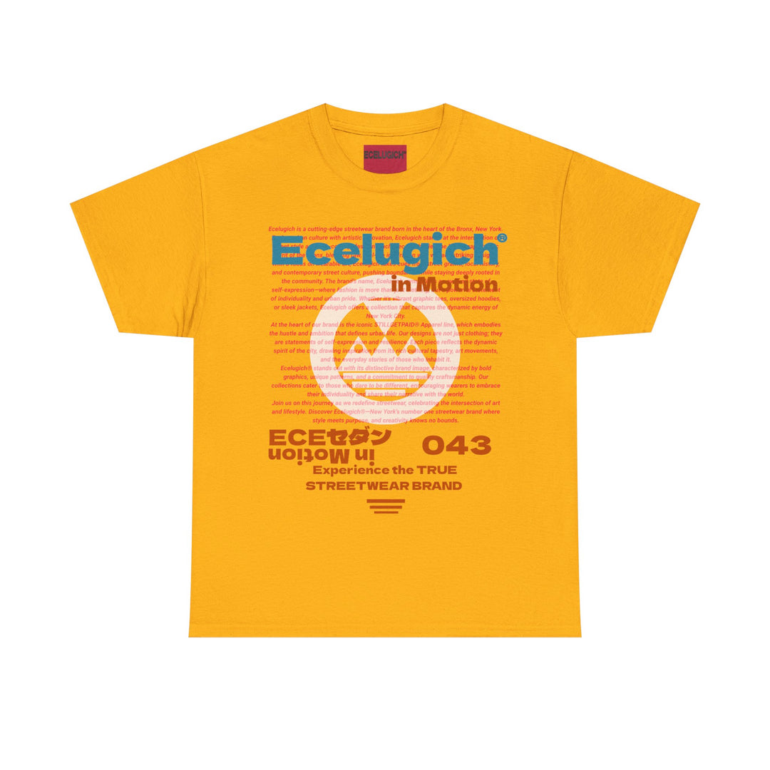 ECELUGICH® IN MOTION Unisex Heavy Cotton Tee