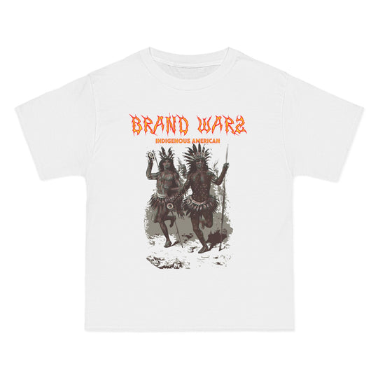 ECELUGICH® INDIGENOUS AMERICAN UNISEX OVERSIZE TEE SHIRT BRAND WARZ