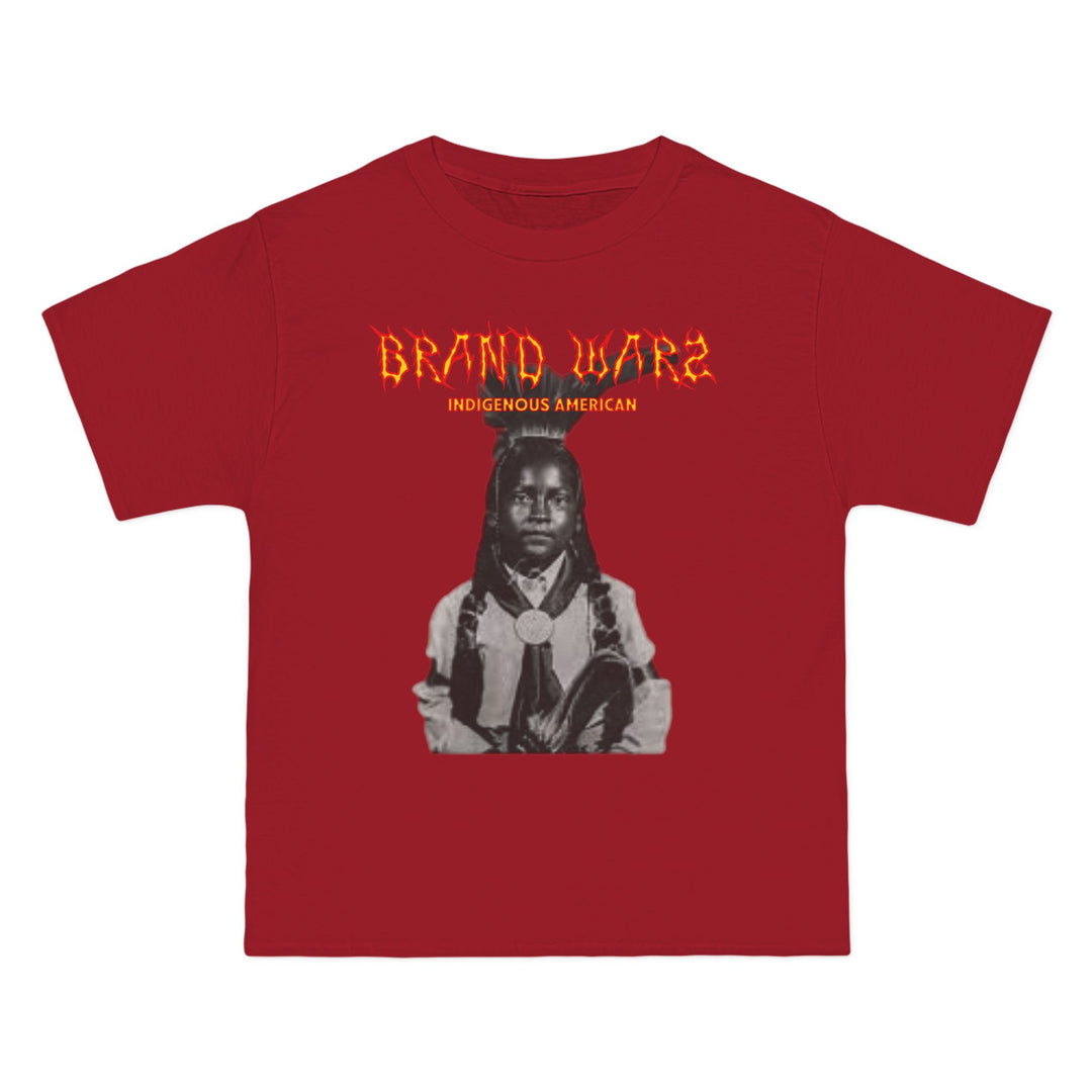 ECELUGICH® INDIGENOUS AMERICAN UNISEX OVERSIZE TEE SHIRT BRAND WARZ