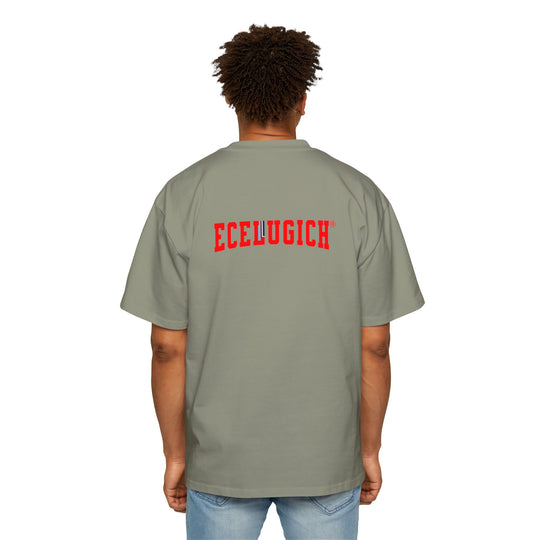 ECELUGICH® Men's Heavy Oversized Tee