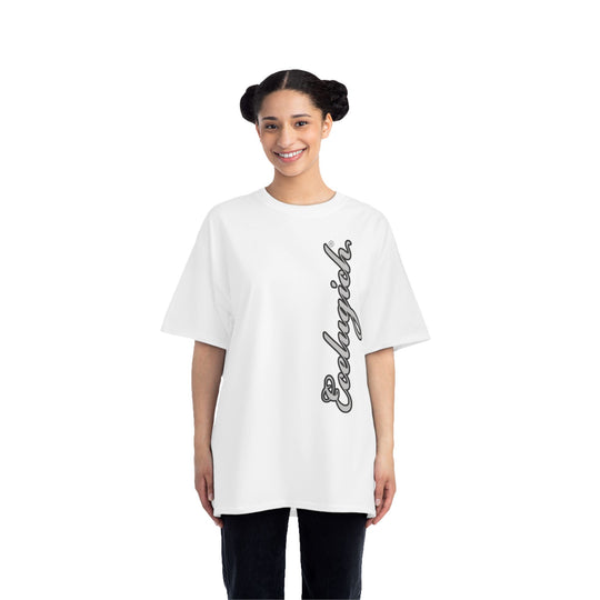 ECELUGICH® BICKHAM SCRIPT UNISEX OVERSIZE TEE SHIRT