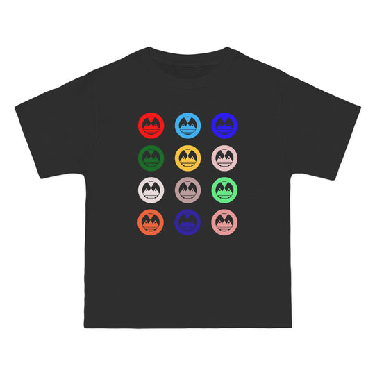 ECELUGICH® UNISEX OVERSIZE GEMSTONES OF AARON'S BREASTPLATE GLASS STONES