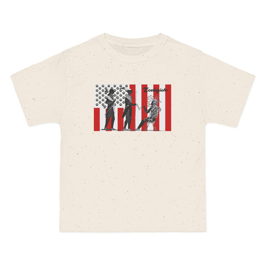 ECELUGICH® UNISEX OVERSIZE PEACE FLAG TEE SHIRT