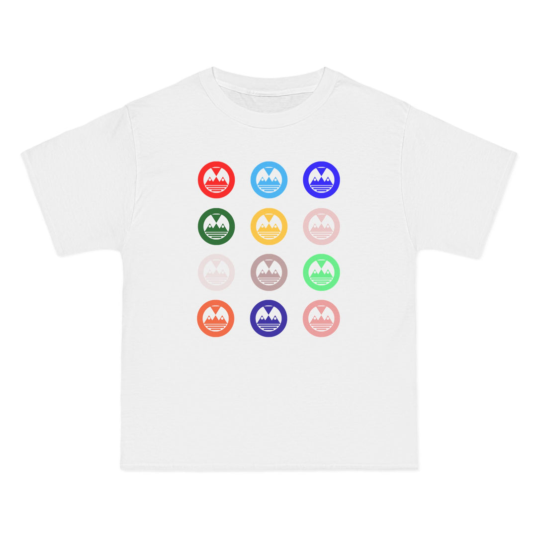 ECELUGICH® UNISEX OVERSIZE GEMSTONES OF AARON'S BREASTPLATE GLASS STONES