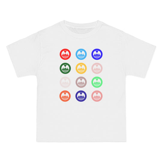 ECELUGICH® UNISEX OVERSIZE GEMSTONES OF AARON'S BREASTPLATE GLASS STONES