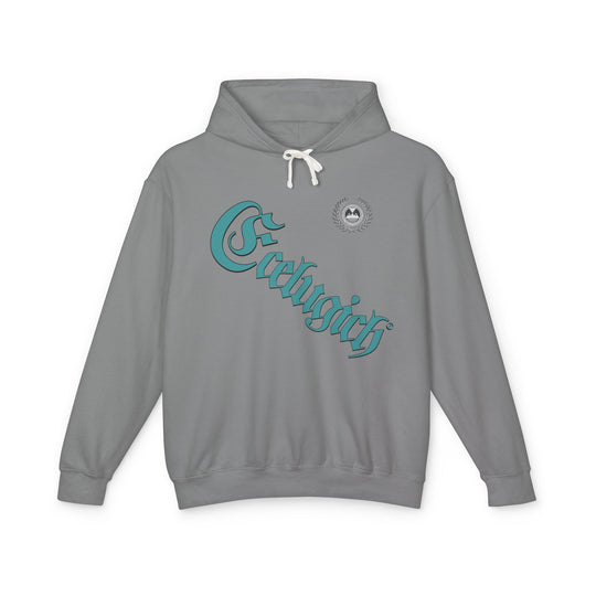 ECELUGICH® Walbaum Fraktur Cozy Unisex Lightweight Hooded Sweatshirt with Retro Typography