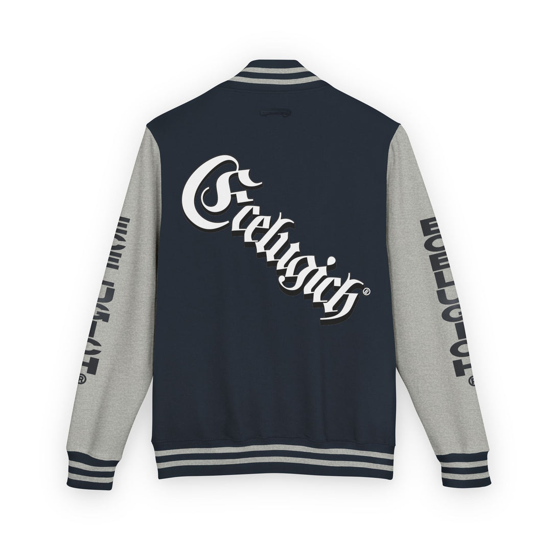 ECELUGICH® Walbaum Fraktur Unisex Heavyweight Letterman Jacket - Vintage Inspired Sportswear