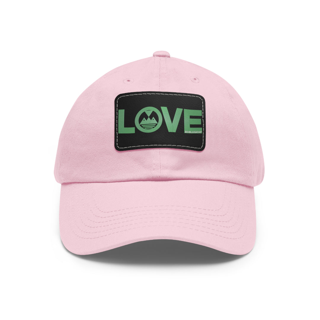 ECELUGICH Dad Hat with Leather Patch