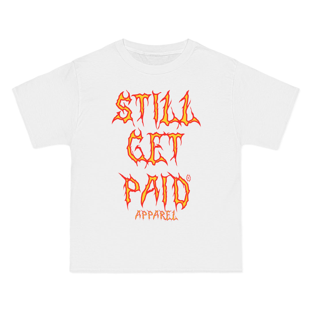 STILLGETPAID® APPAREL FIRE UNISEX OVERSIZE TEE SHIRT