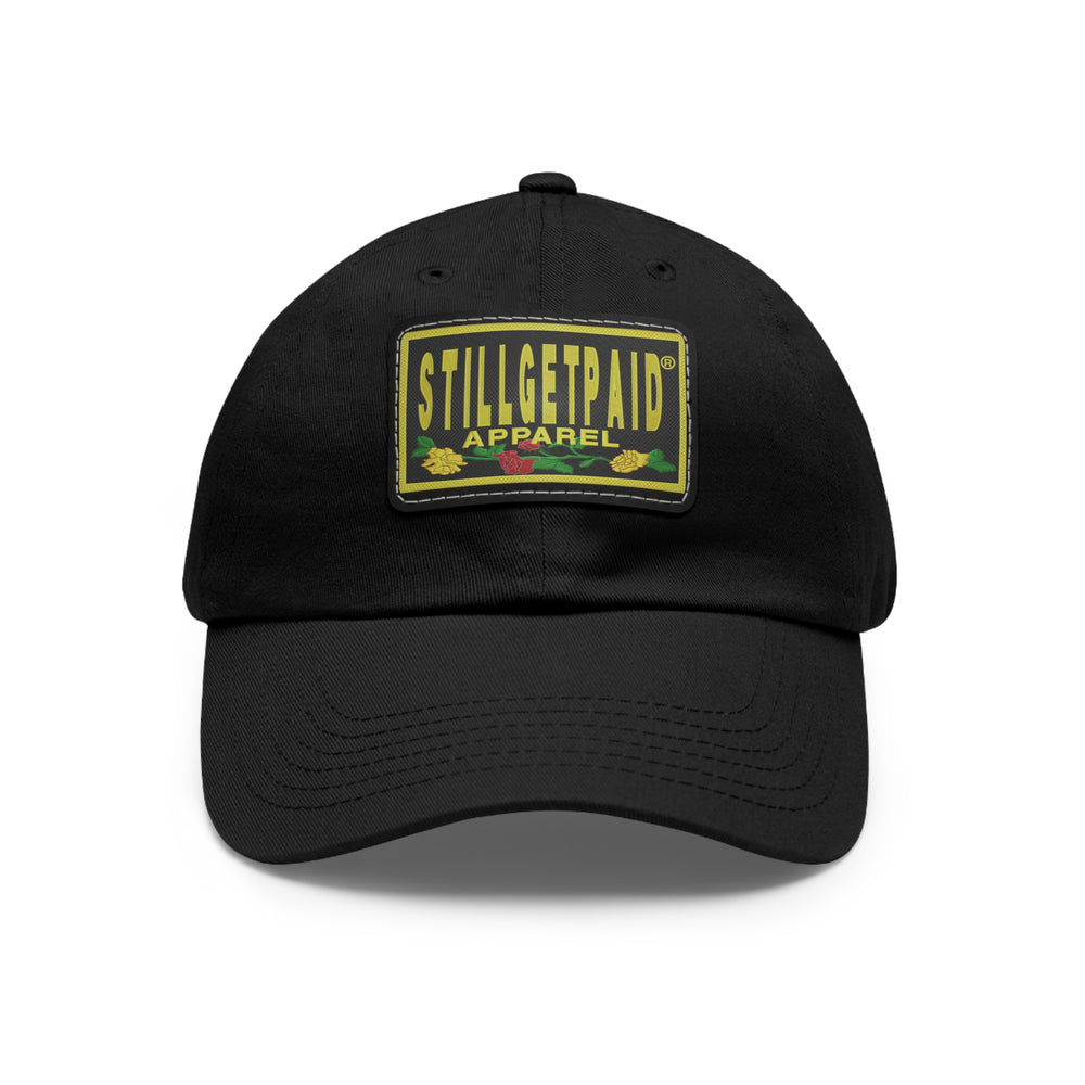 STILLGETPAID APPAREL Dad Hat with Leather Patch