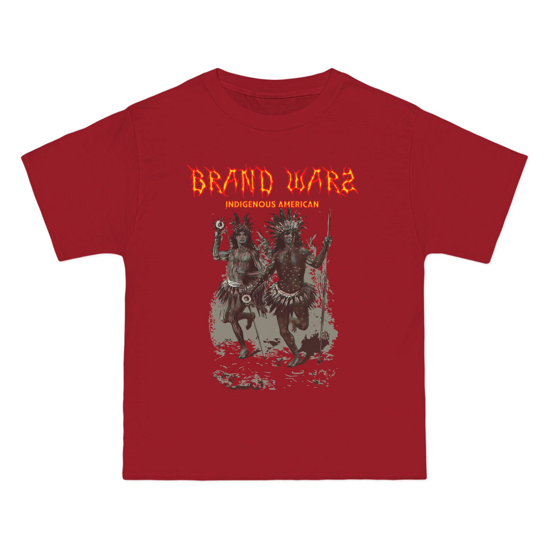 ECELUGICH® INDIGENOUS AMERICAN UNISEX OVERSIZE TEE SHIRT BRAND WARZ