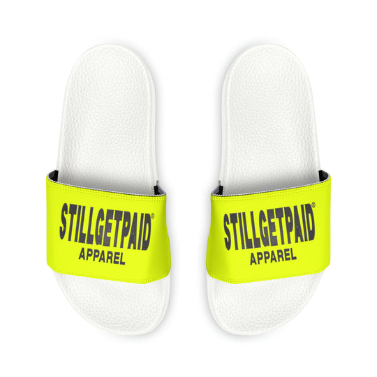 STILLGETPAID APPAREL Men's PU Slide Sandals