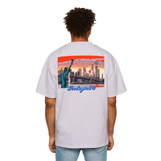 ECELUGICH® Men's Heavy Oversized Tee