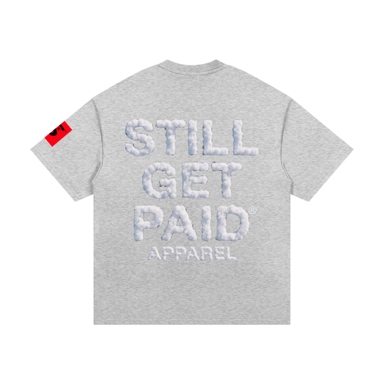 Heavyweight Cotton Cloud Stacked T-Shirt