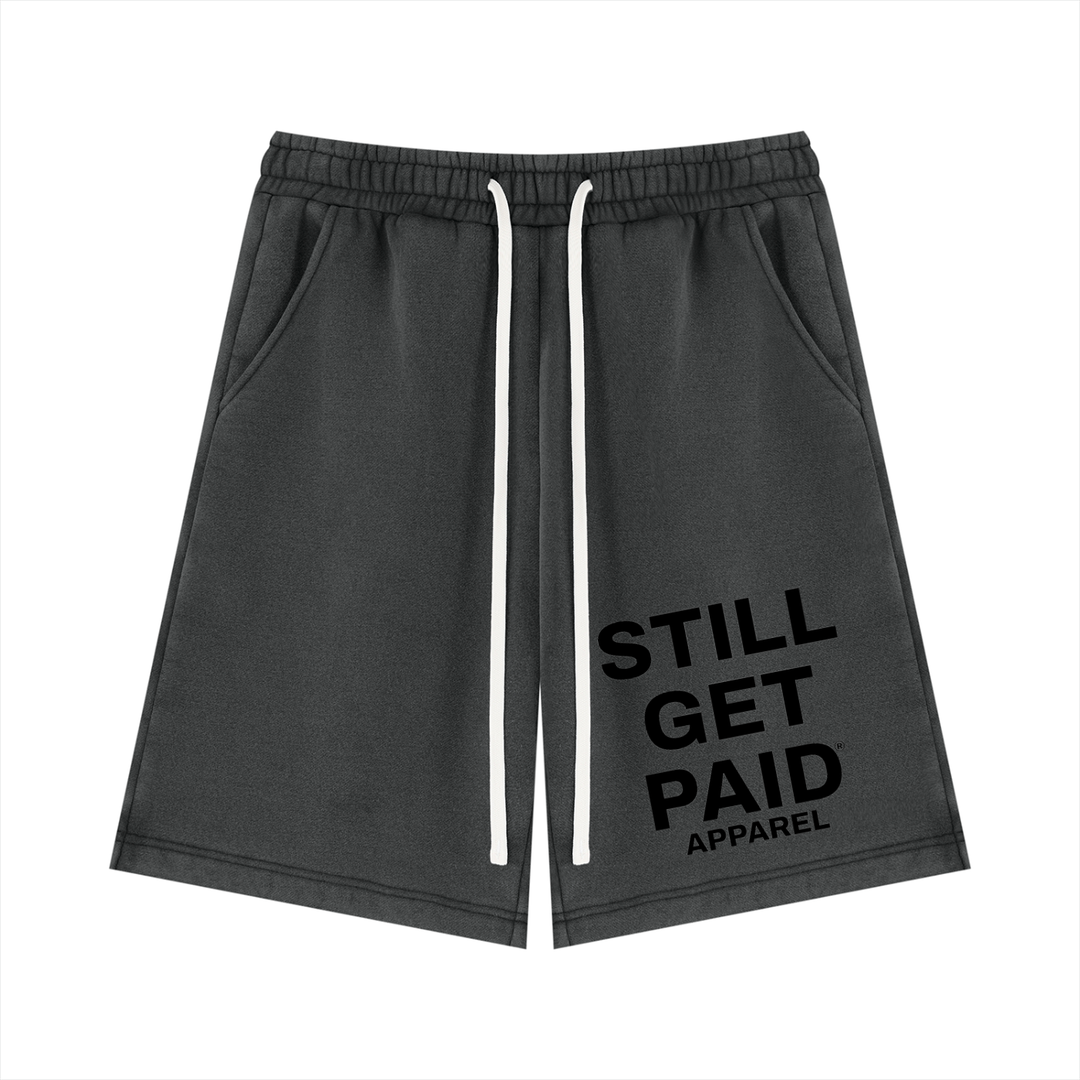 Unisex Vintage Wash Stacked Fleece Shorts