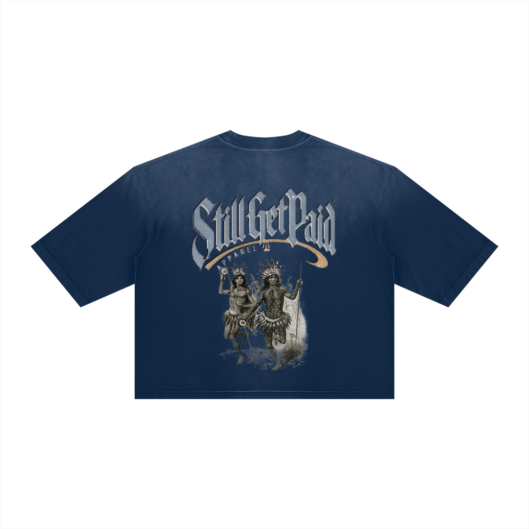 Unisex Vintage Wash Sunfade Boxy T-Shirt