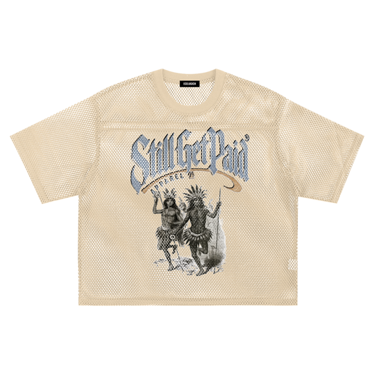 See-through Boxy Net T-Shirt