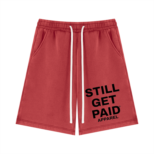 Unisex Vintage Wash Stacked Fleece Shorts