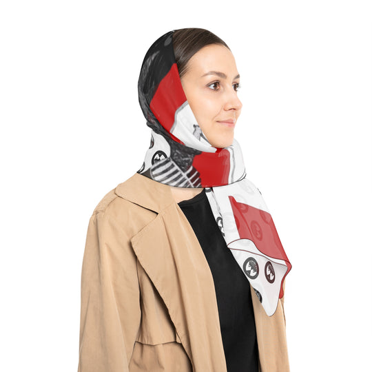 ECELUGICH® Poly Scarf PEACE FLAG