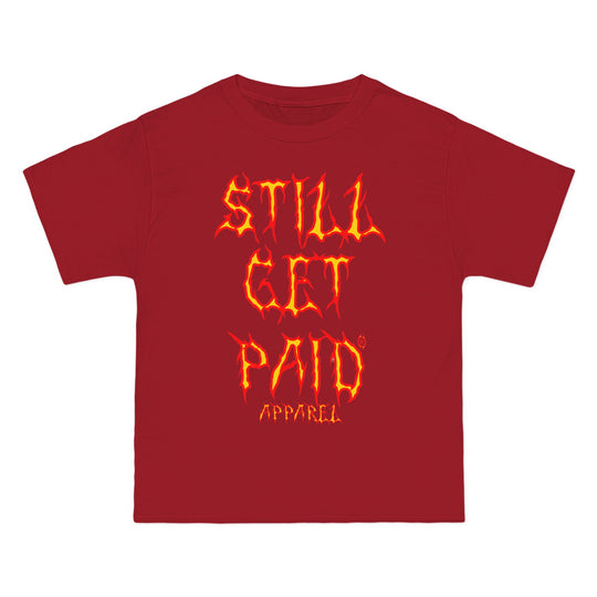 STILLGETPAID® APPAREL FIRE UNISEX OVERSIZE TEE SHIRT