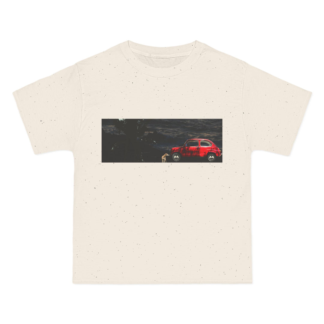 ECELUGICH® UNISEX OVERSIZE RED CAR TEE