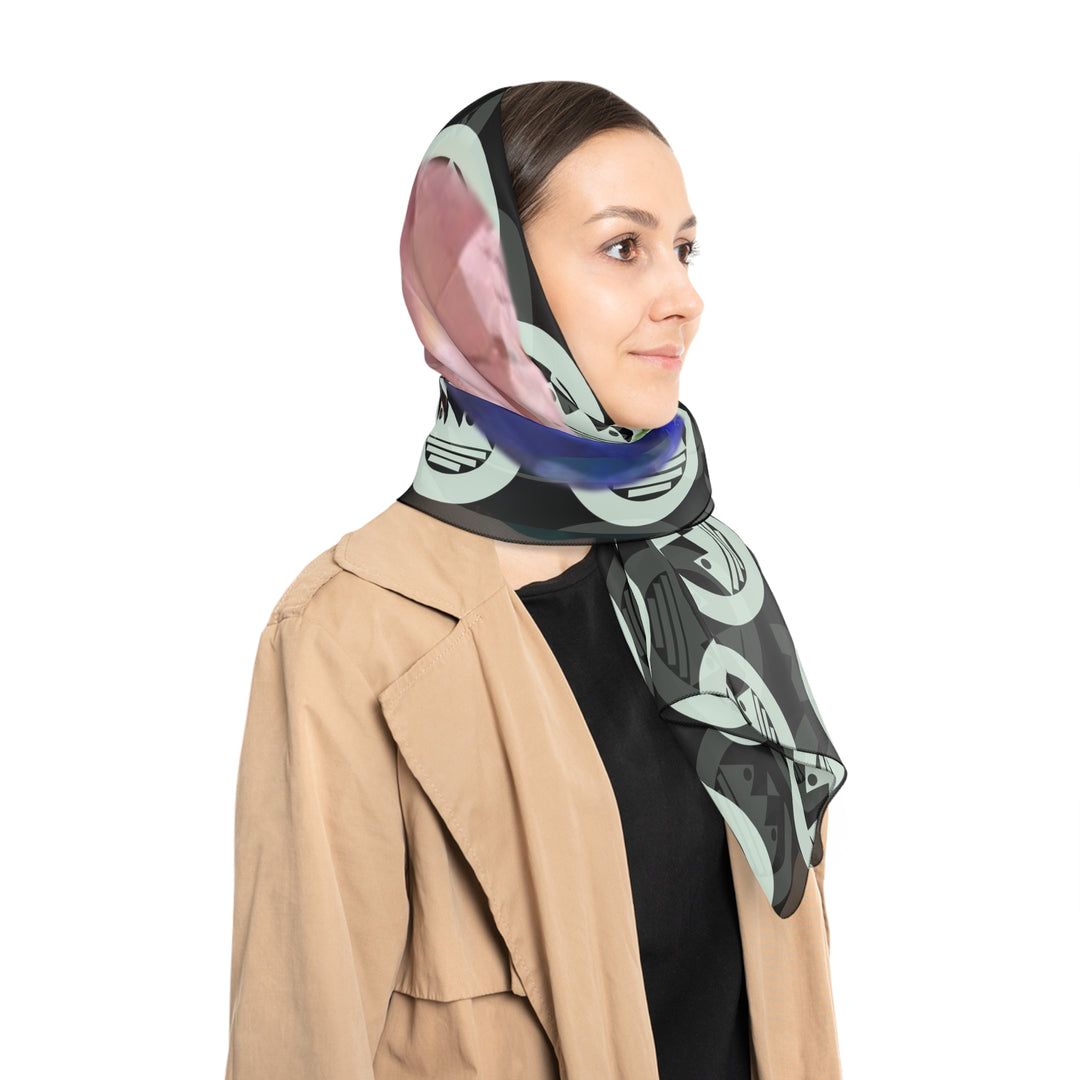 ECELUGICH® Poly Scarf GEMSTONES OF AARON'S BREASTPLATE GLASS STONES