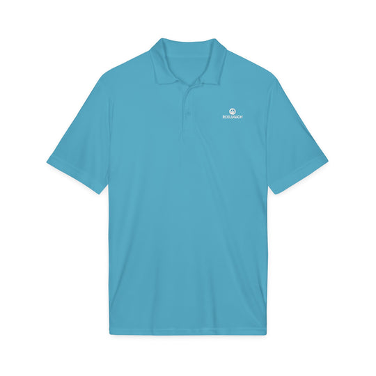 ECELUGICH® Embroidered Performance Polo — Sporty Breathable Golf & Work Shirt
