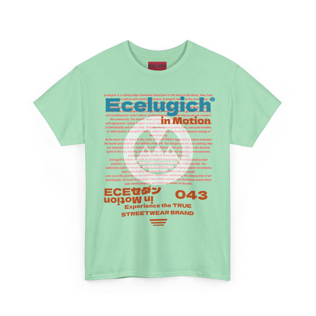ECELUGICH® IN MOTION Unisex Heavy Cotton Tee