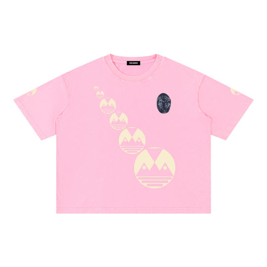 Mineral Wash Boxy Cotton T-Shirt